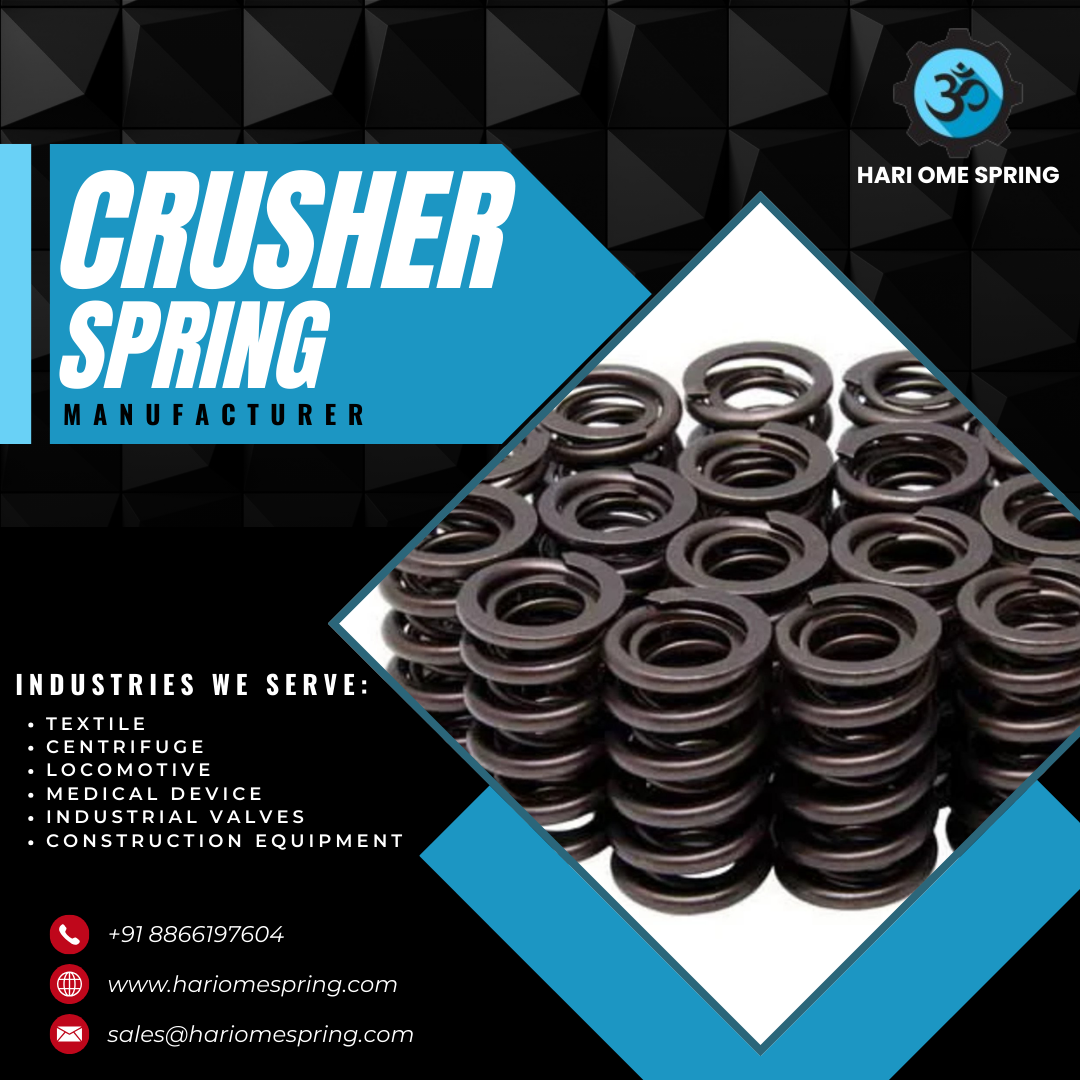 Crusher Springs: Unlocking Power and Efficiency in Industrial Applications