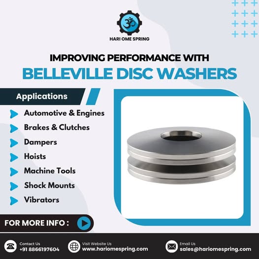 Improving Performance with Belleville Disc Washers