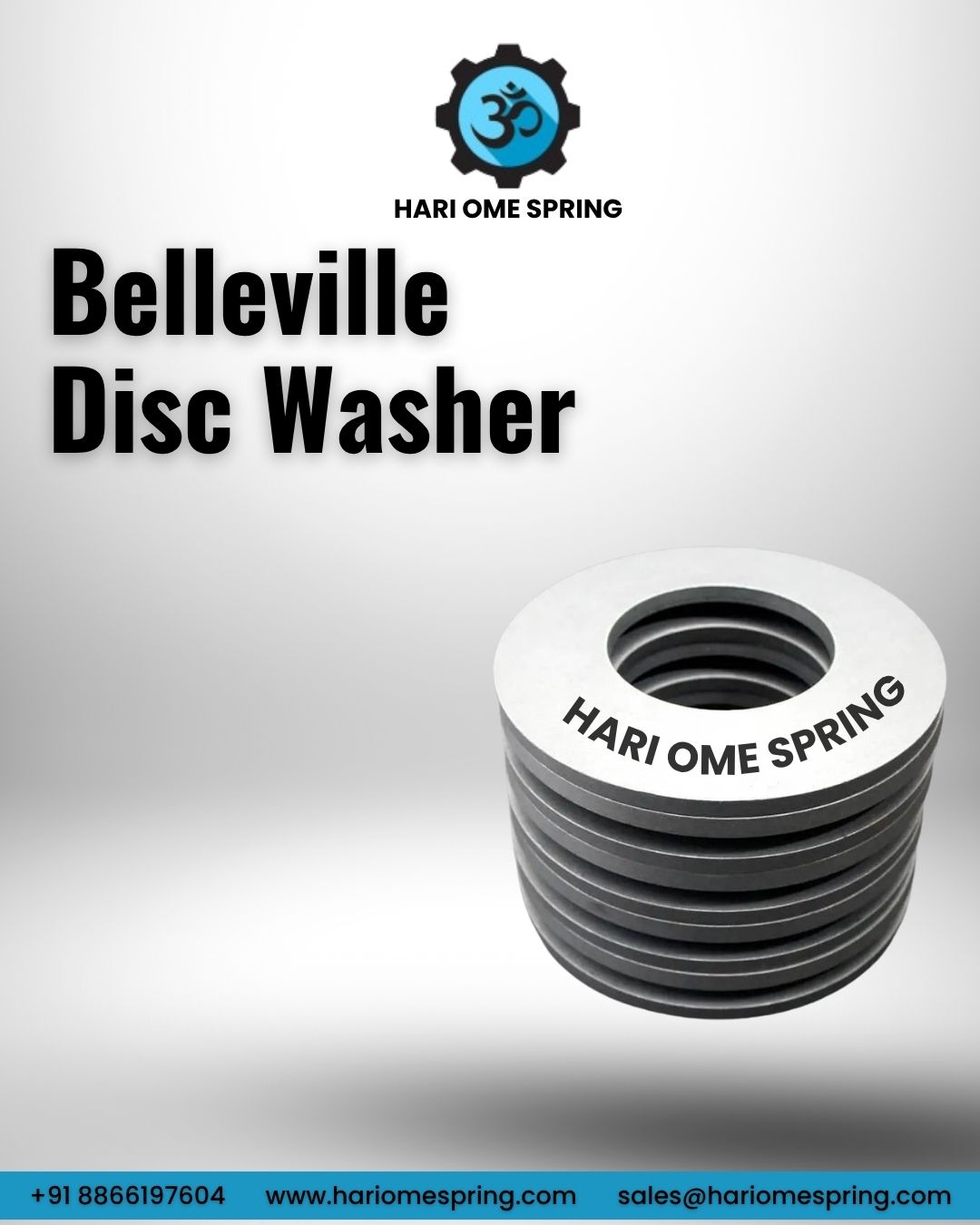 Belleville Disc Washer Manufacturer in India | Hari Ome Spring
