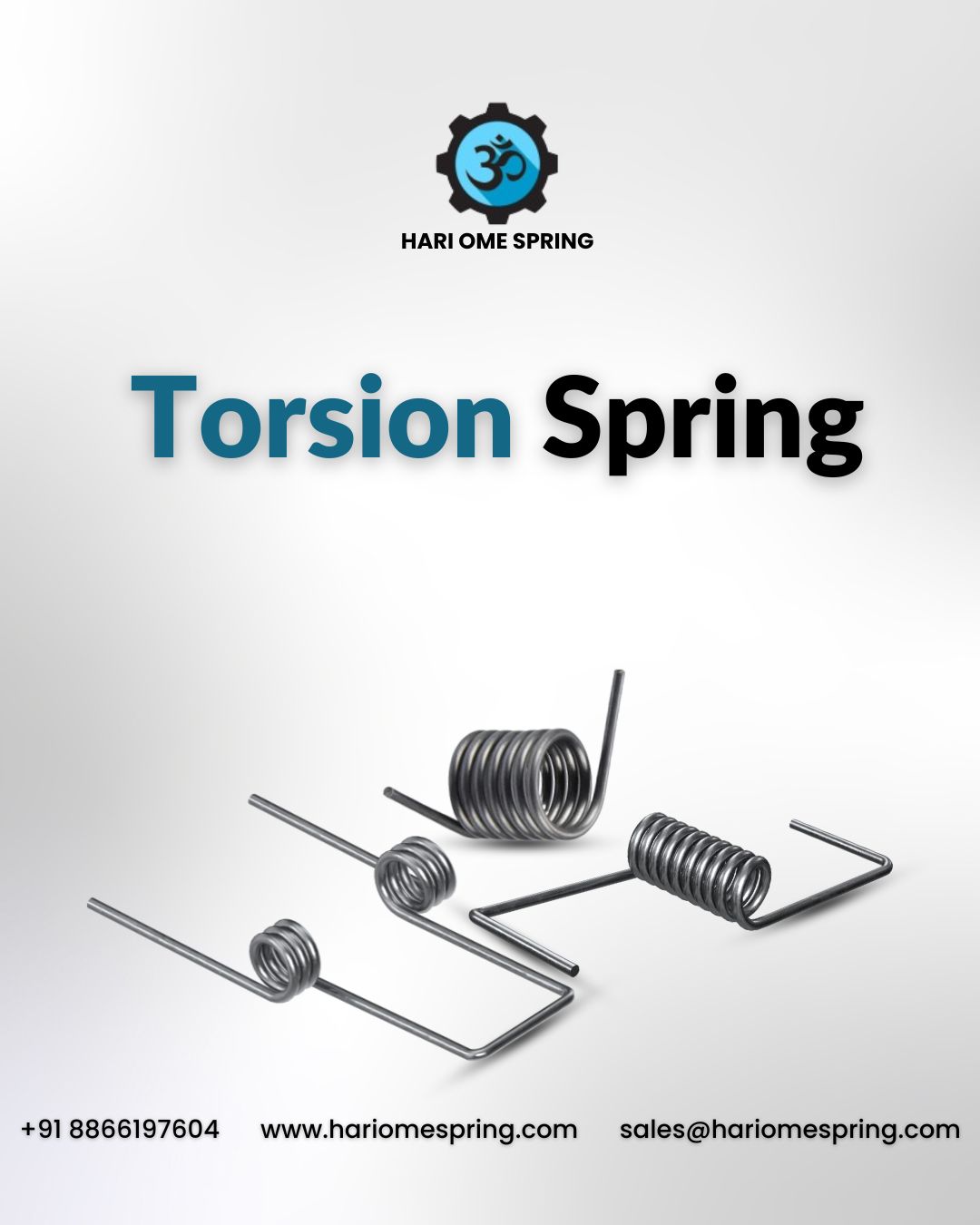 Torsion Spring Manufacturer in India | Industrial Torsion Springs by Hari Ome Spring