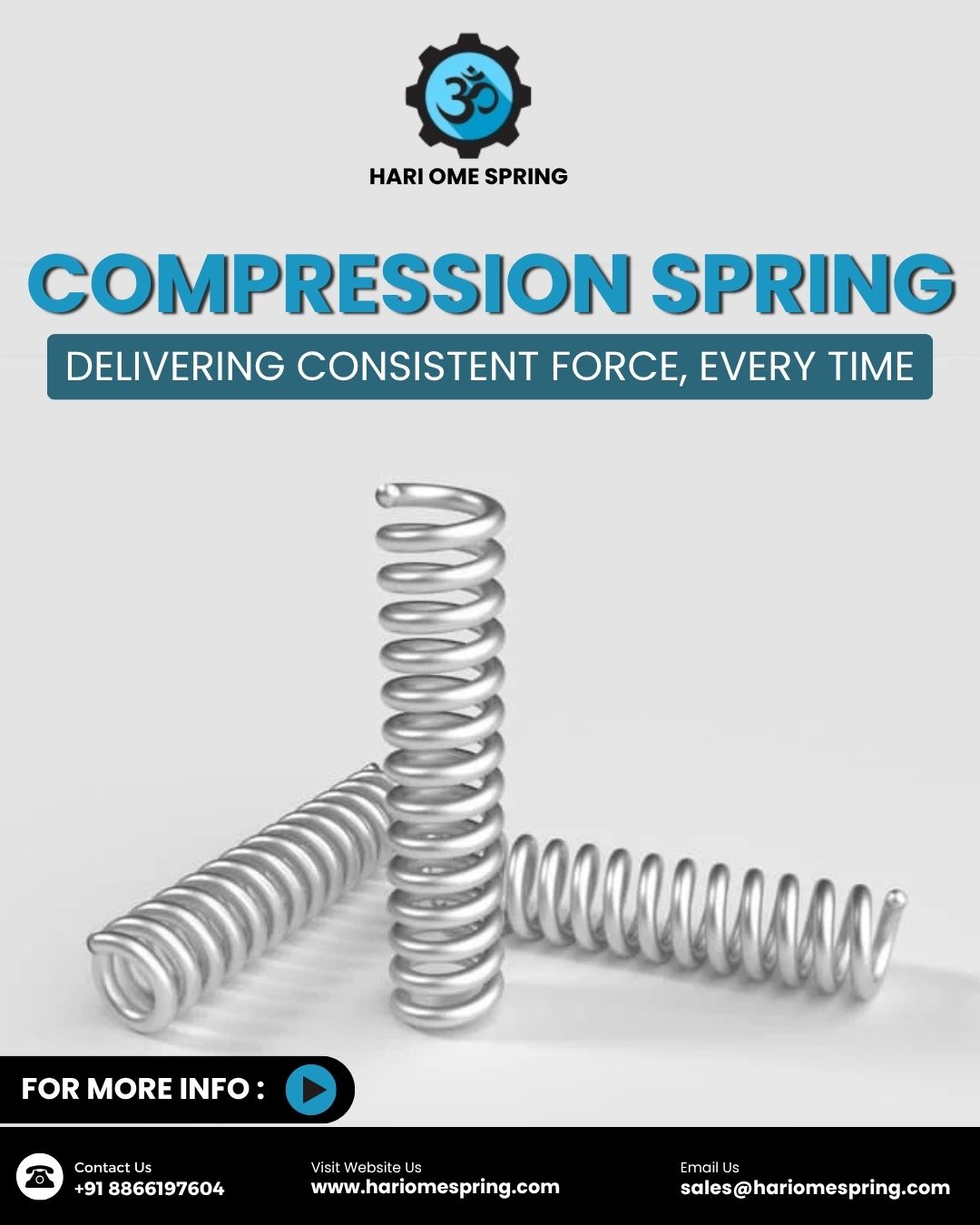 High-Quality Compression Springs – Delivering Consistent Force Every Time