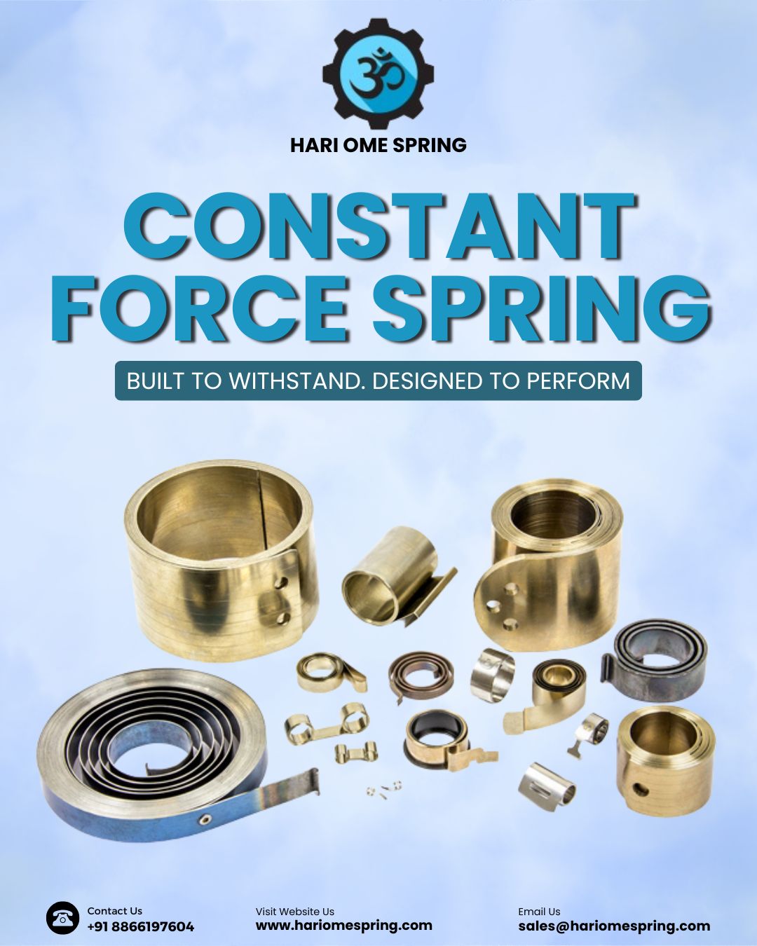 Constant Force Spring – Built to Withstand, Designed to Perform