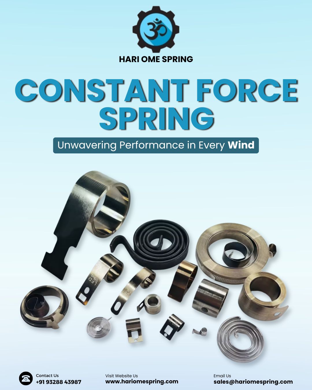 Constant Force Spring – Unwavering Performance in Every Wind