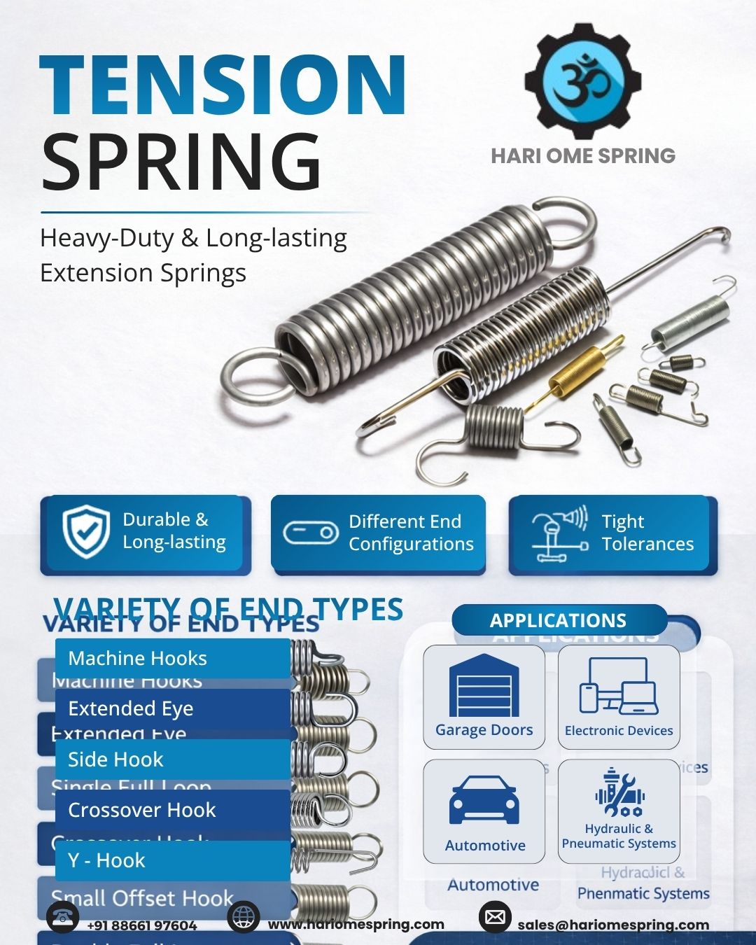 The Ultimate Guide to Precision Industrial Springs and Fasteners: Hari Ome Spring Solutions