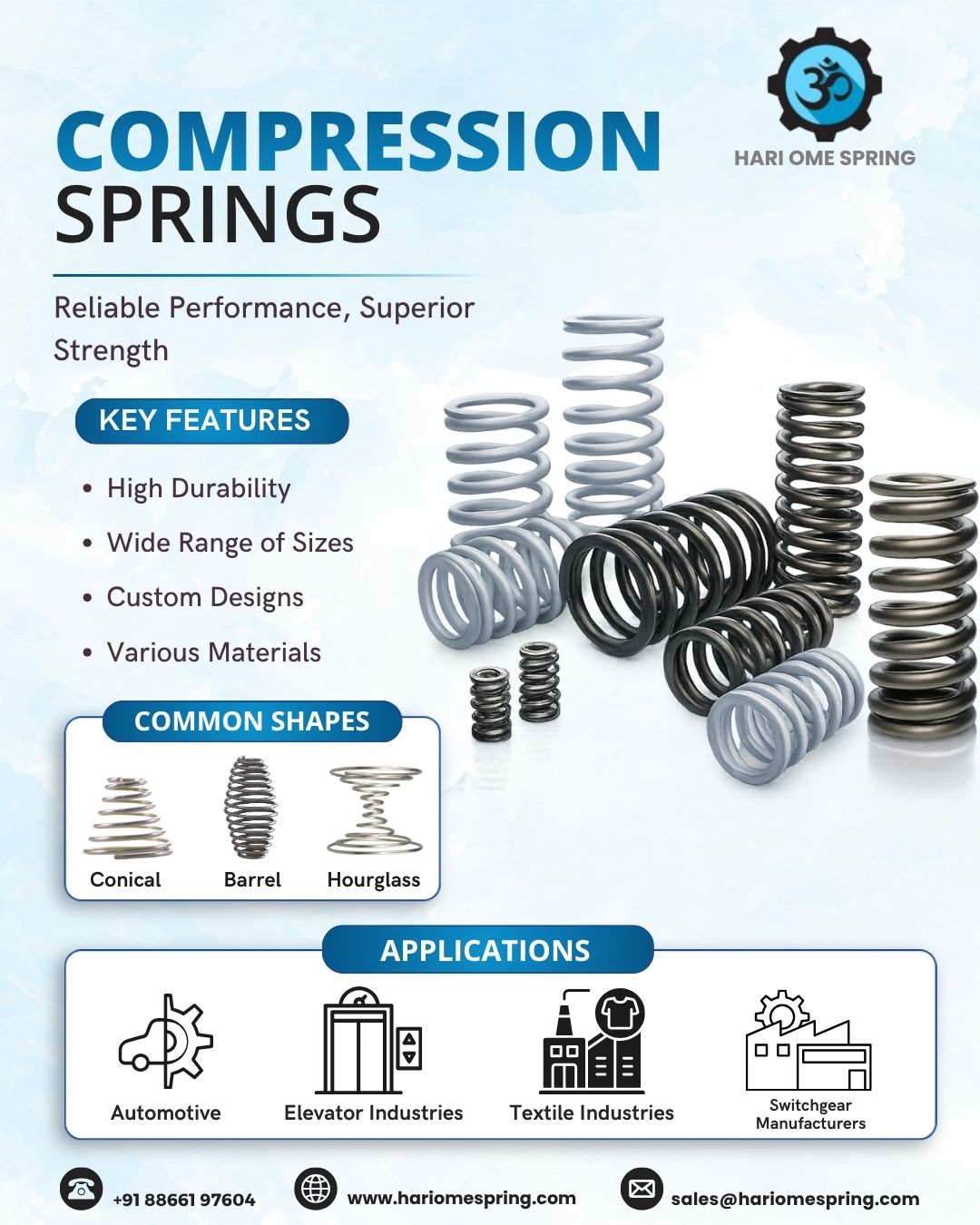 The Ultimate Guide to Industrial Springs and Precision Fasteners: Solutions by Hari Ome Spring