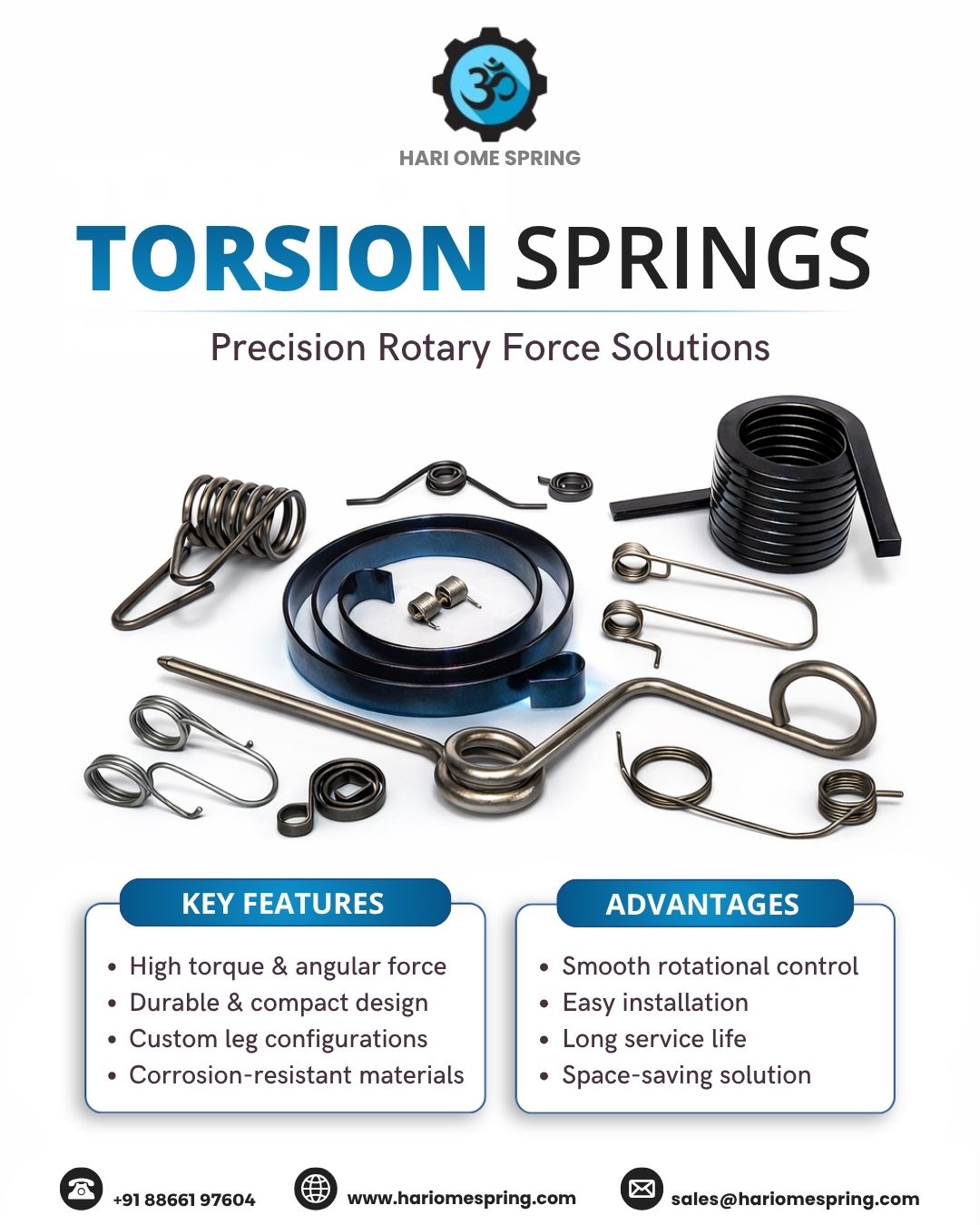The Ultimate Guide to Industrial Springs and Precision-Engineered Components: Solutions by Hari Ome Spring