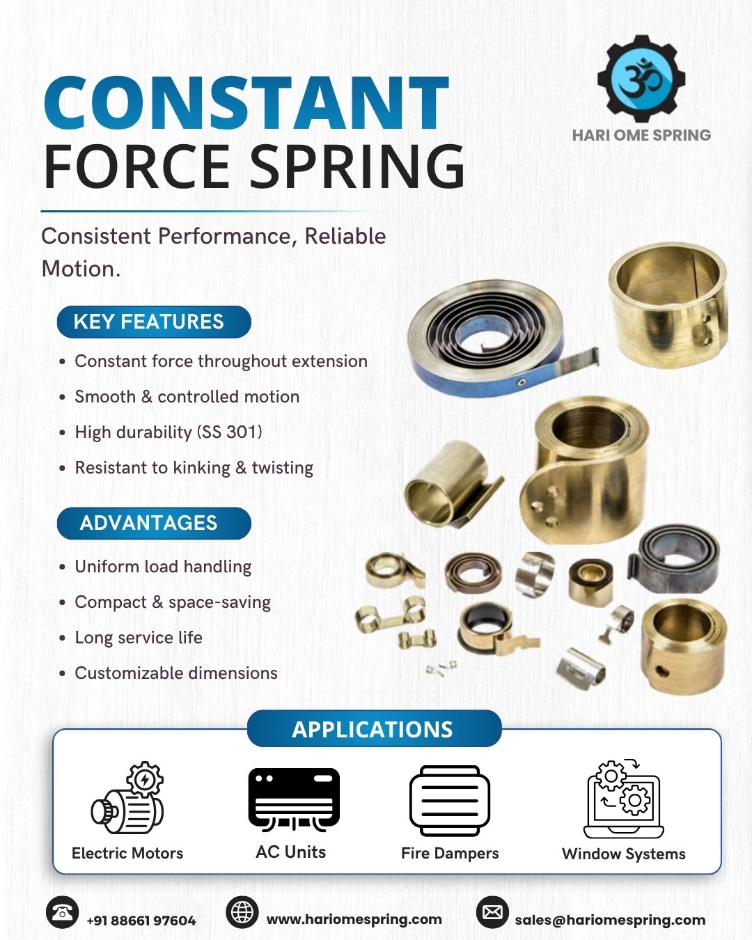The Ultimate Guide to Precision Industrial Springs and Fasteners: Hari Ome Spring Solutions